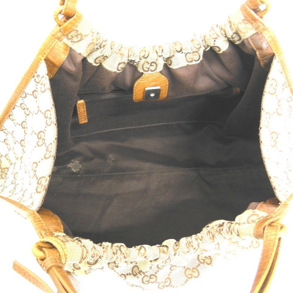 Gucci GG Canvas Handbag Beige - Picture 5 of 9